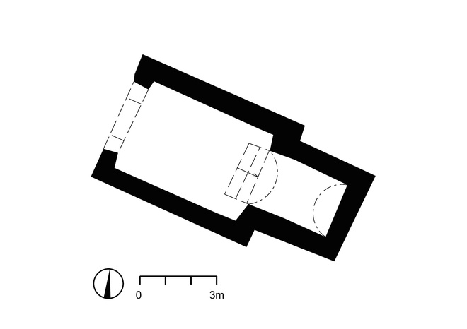 Ground plan of the pre-Romanesque stone Church of St George