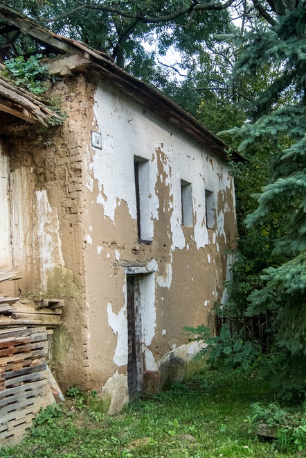 The two-storied building of the mill room of the ‘Horný’ (upper) mill 
