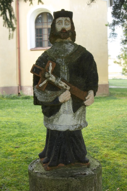  Statue of St John of Nepomuk in the southern part of the churchyard 